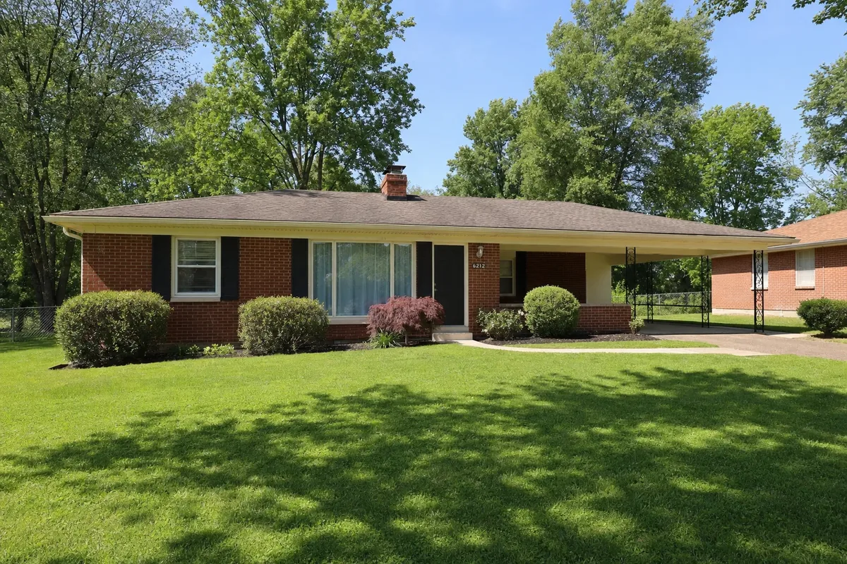Midcentury ranch home in the Valley Station neighborhood of Louisville, Kentucky